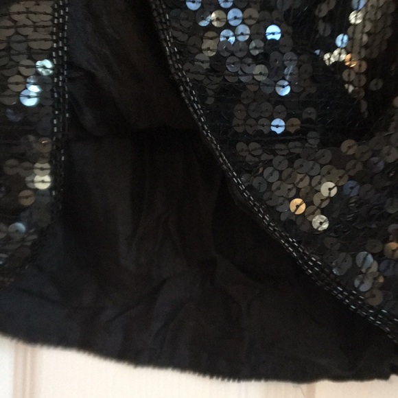 I.Magnin Sequin pure Silk Blouse - Picture 5 of 7